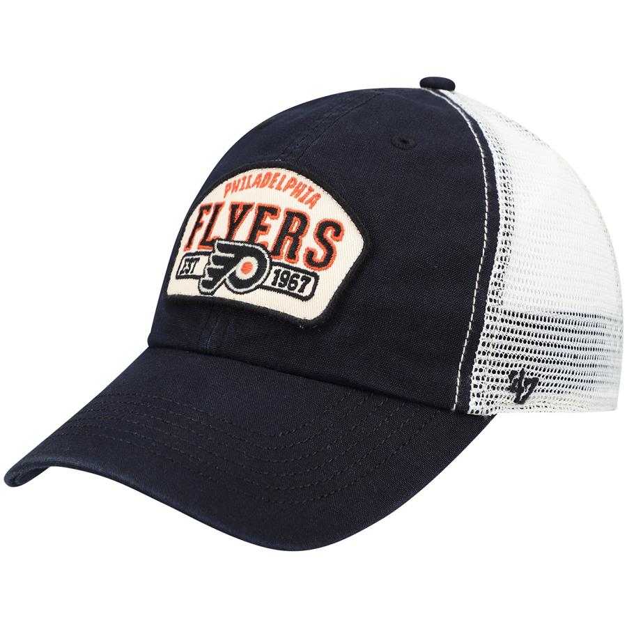 Philadelphia Flyers '47 Penwald Trucker Snapback Hat - Black