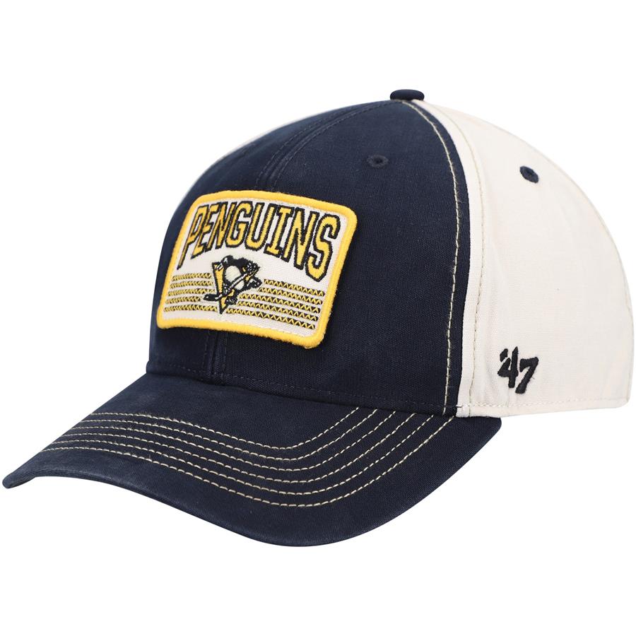 Pittsburgh Penguins '47 Shaw MVP Adjustable Hat - Black