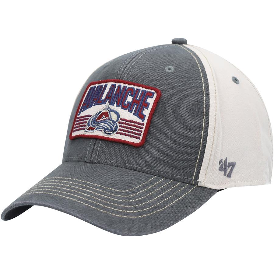 Colorado Avalanche '47 Shaw MVP Adjustable Hat - Charcoal