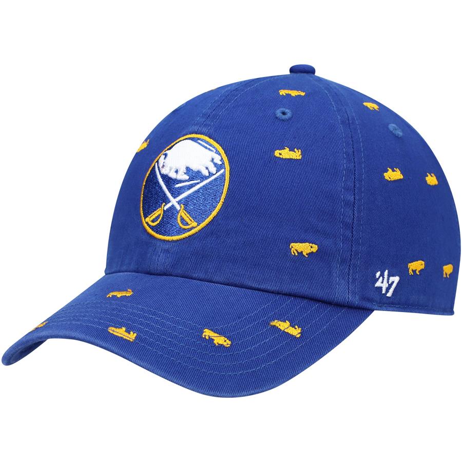 Buffalo Sabres '47 Women's Confetti Clean Up Logo Adjustable Hat - Royal