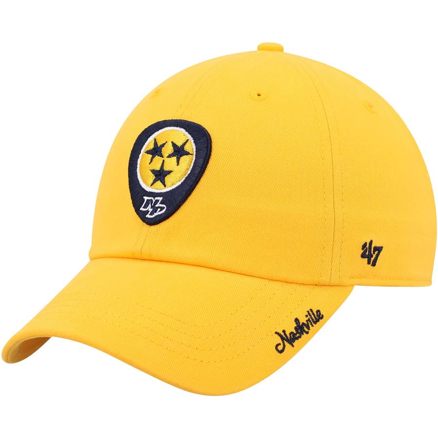 Nashville Predators '47 Women's Miata Clean Up Adjustable Hat - Gold