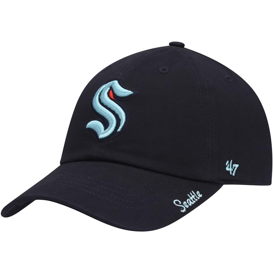 Seattle Kraken '47 Women's Miata Clean Up Adjustable Hat - Deep Sea Blue