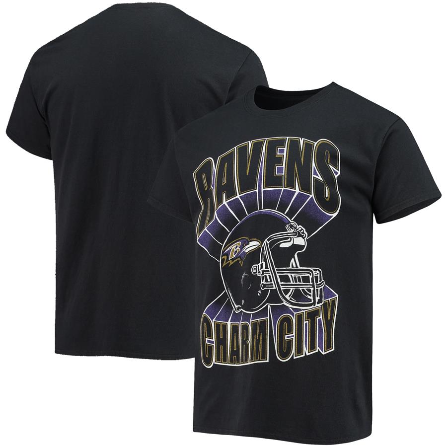 Baltimore Ravens Junk Food Local T-Shirt - Black