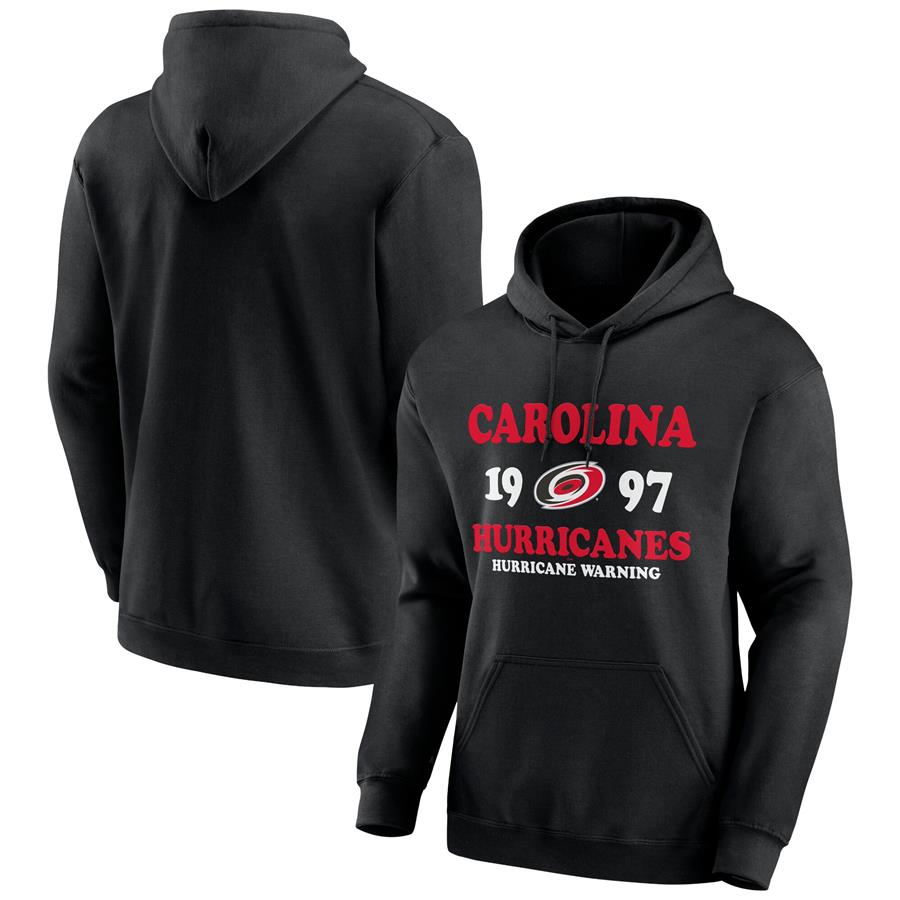 Carolina Hurricanes Fierce Competitor Pullover Hoodie - Black