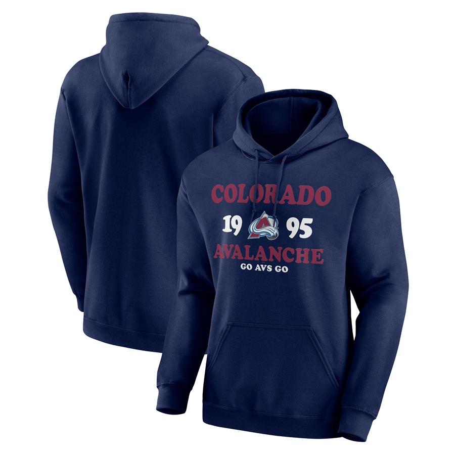 Colorado Avalanche Fierce Competitor Pullover Hoodie - Navy