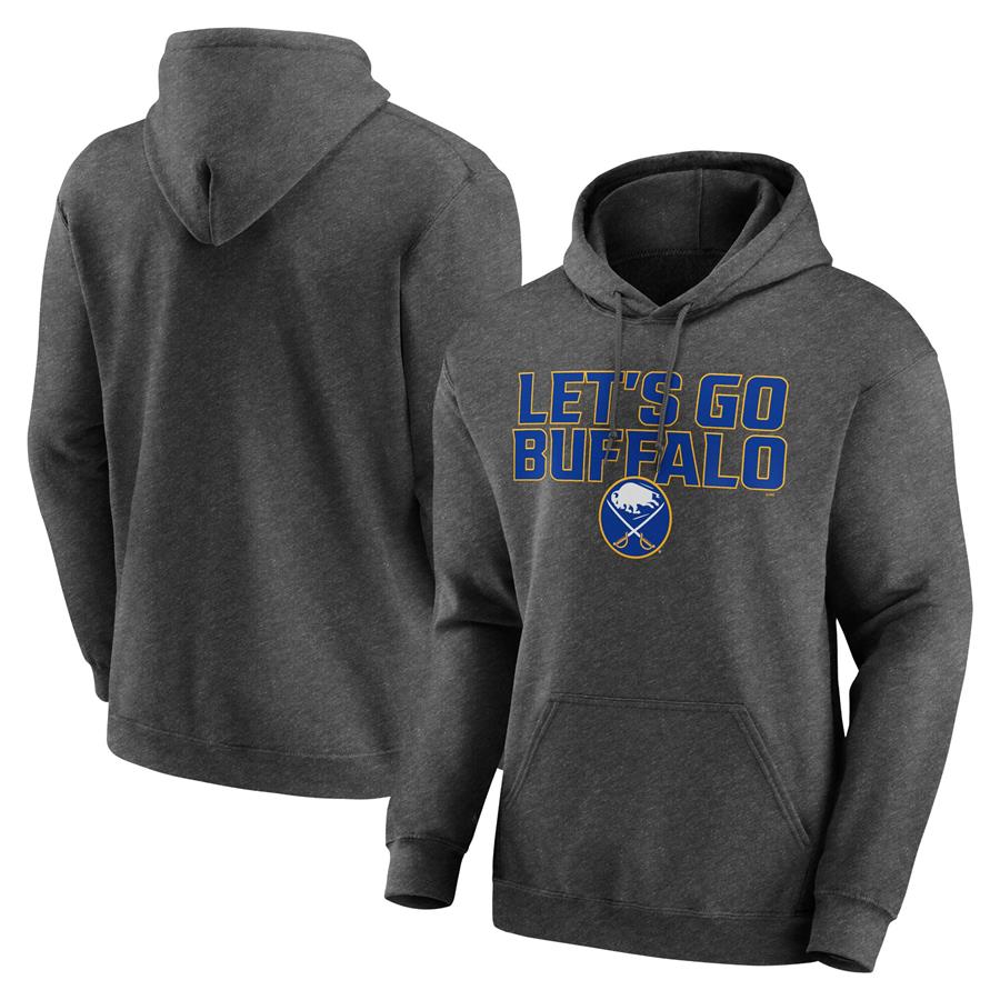 Buffalo Sabres Victory Earned Pullover Hoodie - Heathered Charcoal