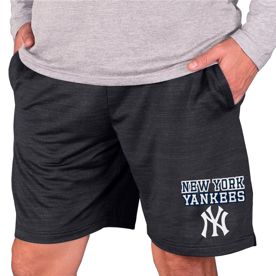 Шорты New York Yankees Concepts Sport Bullseye Knit Jam (тёмно-серый)