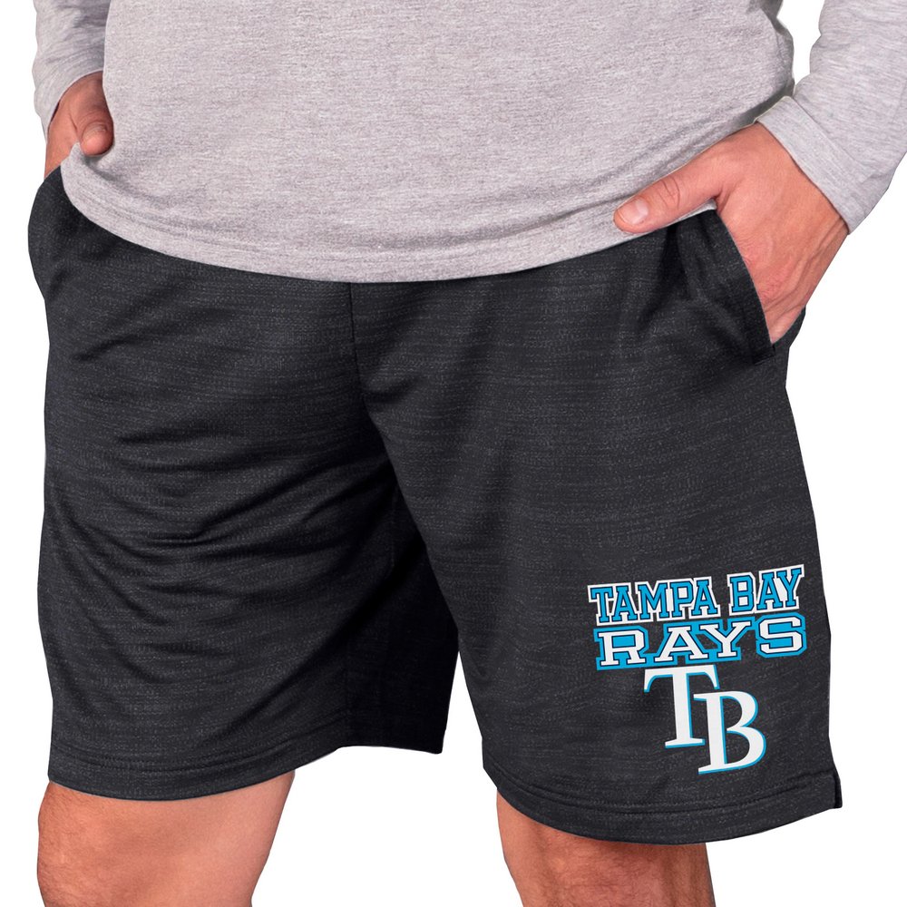 Tampa Bay Rays Concepts Sport Bullseye Knit Jam Shorts - Charcoal