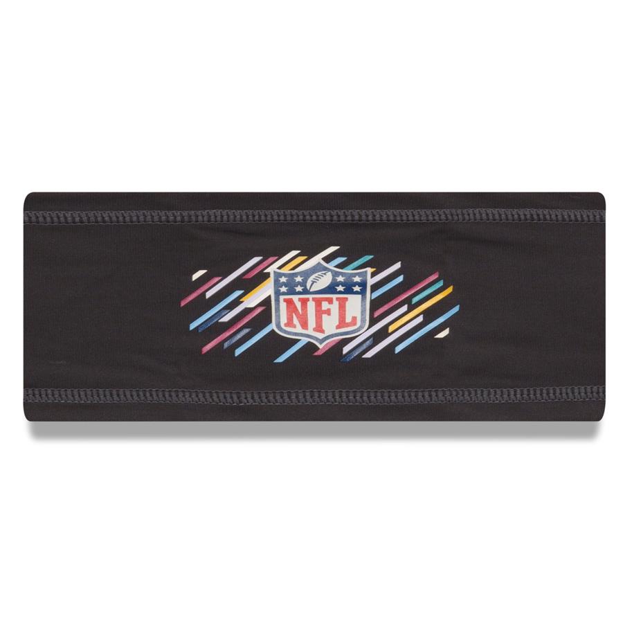 New Era 2021 NFL Crucial Catch Headband - Charcoal