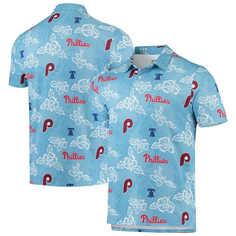 Philadelphia Phillies Reyn Spooner Performance Polo - Light Blue