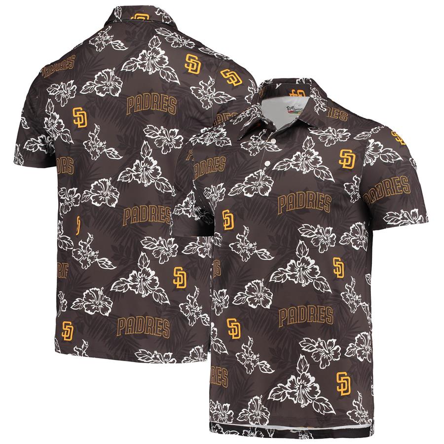 San Diego Padres Reyn Spooner Performance Polo - Brown