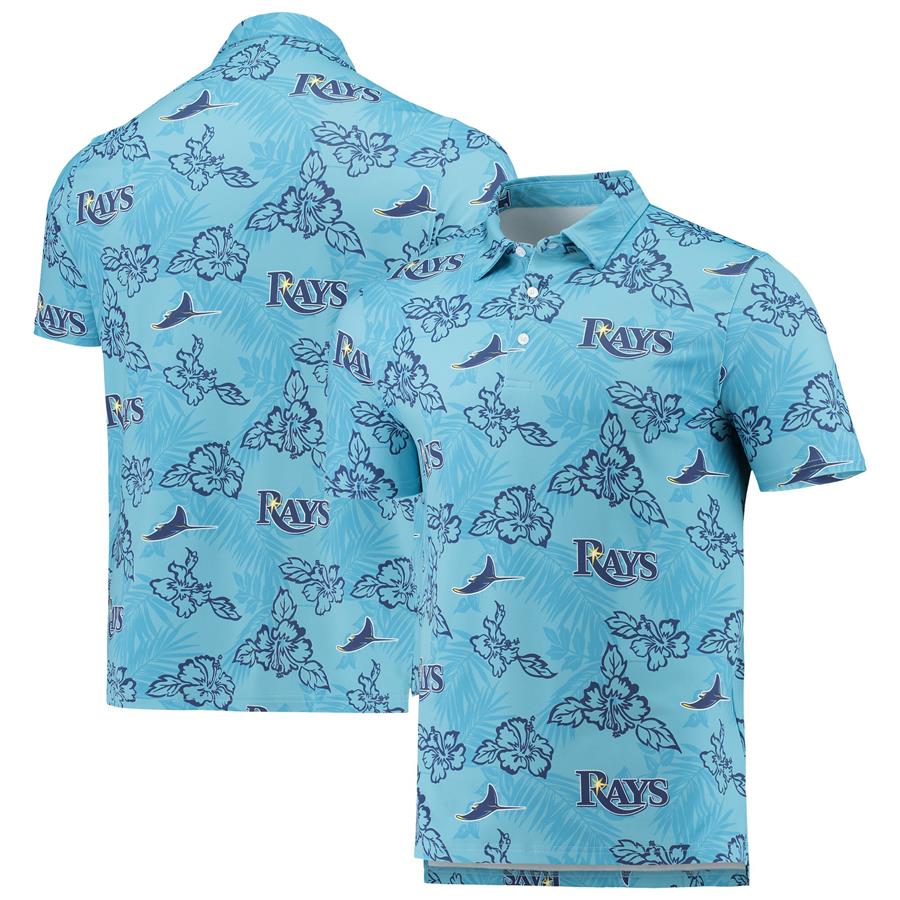 Tampa Bay Rays Reyn Spooner Performance Polo - Light Blue