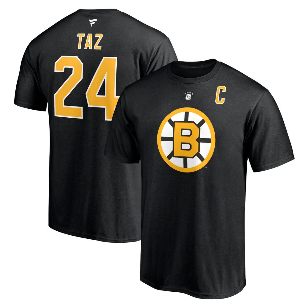 Terry O'Reilly Boston Bruins Fanatics Branded Authentic Stack Retired Player Nickname & Number T-Shirt - Black