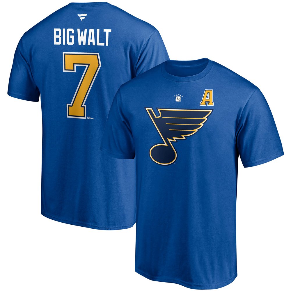 Keith Tkachuk St. Louis Blues Fanatics Branded Authentic Stack Retired Player Nickname & Number T-Shirt - Blue