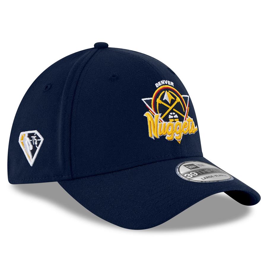 Denver Nuggets New Era 2021 NBA Tip-Off 39THIRTY Flex Hat - Navy