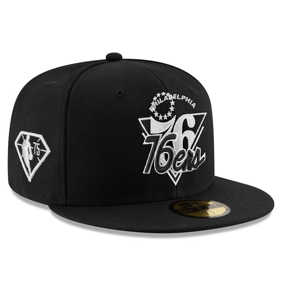 Philadelphia 76ers New Era 2021 NBA Tip-Off 59FIFTY Fitted Hat - Black