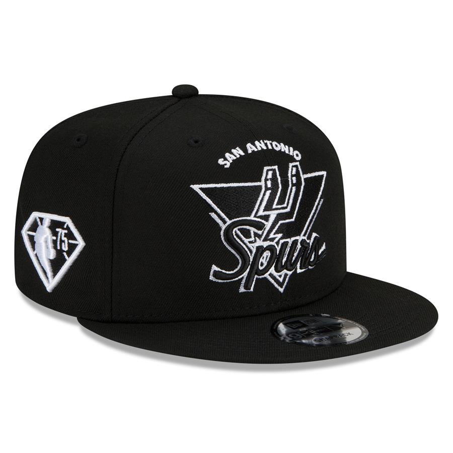 San Antonio Spurs New Era 2021 NBA Tip-Off 9FIFTY Snapback Adjustable Hat - Black
