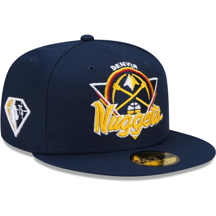 Denver Nuggets New Era 2021 NBA Tip-Off Team Color 59FIFTY Fitted Hat - Navy