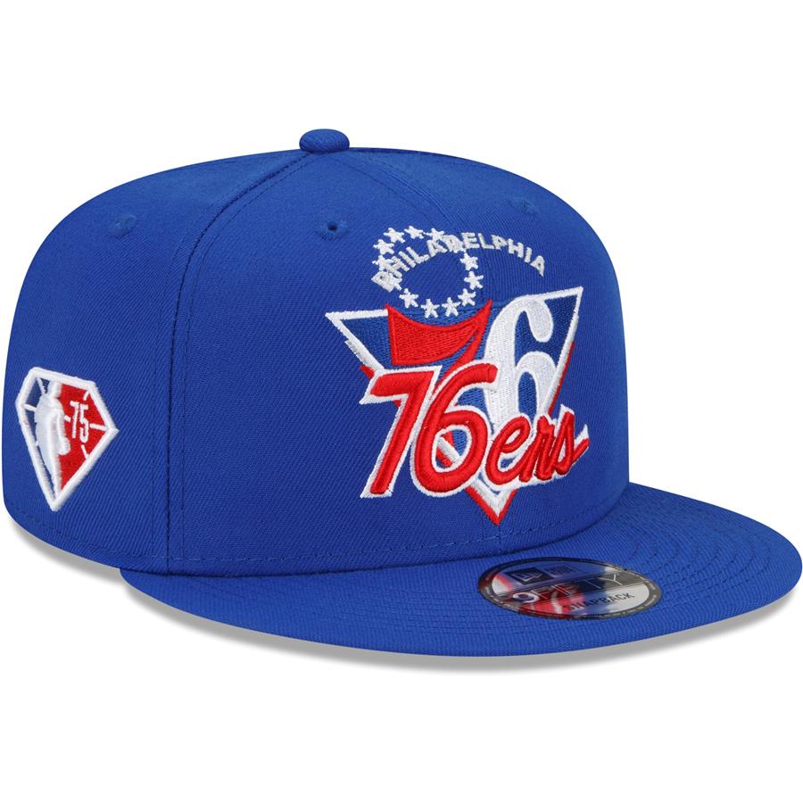 Philadelphia 76ers New Era 2021 NBA Tip-Off Team Color 9FIFTY Snapback Adjustable Hat - Royal