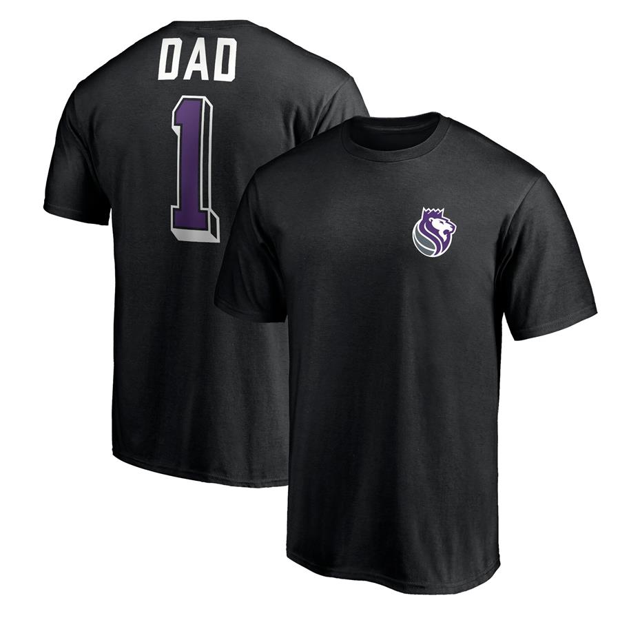 Футболка Sacramento Kings Fanatics Branded Number One Dad (чёрный)