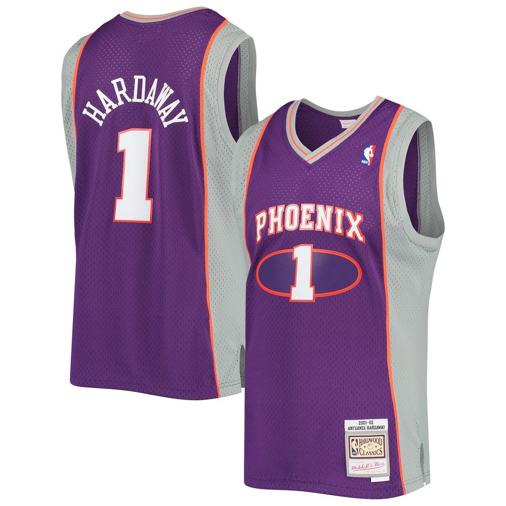 Джерси Penny Hardaway Phoenix Suns Mitchell & Ness 2001-2002 Authentic Hardwood Classics Swingman (фиолетовый)