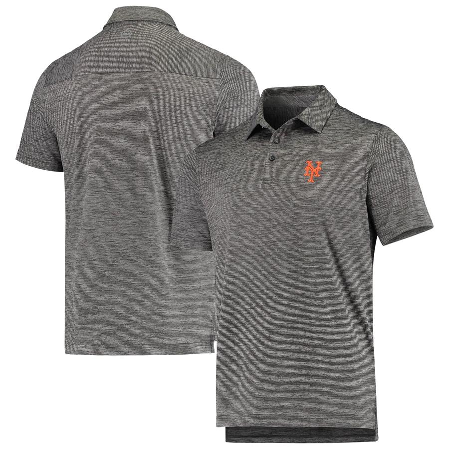 New York Mets Vineyard Vines Destin Polo - Charcoal