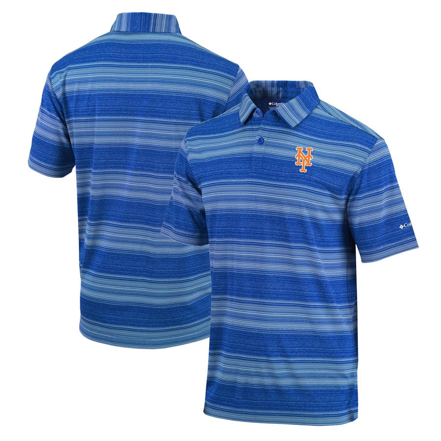 New York Mets Columbia Slide Polo - Royal