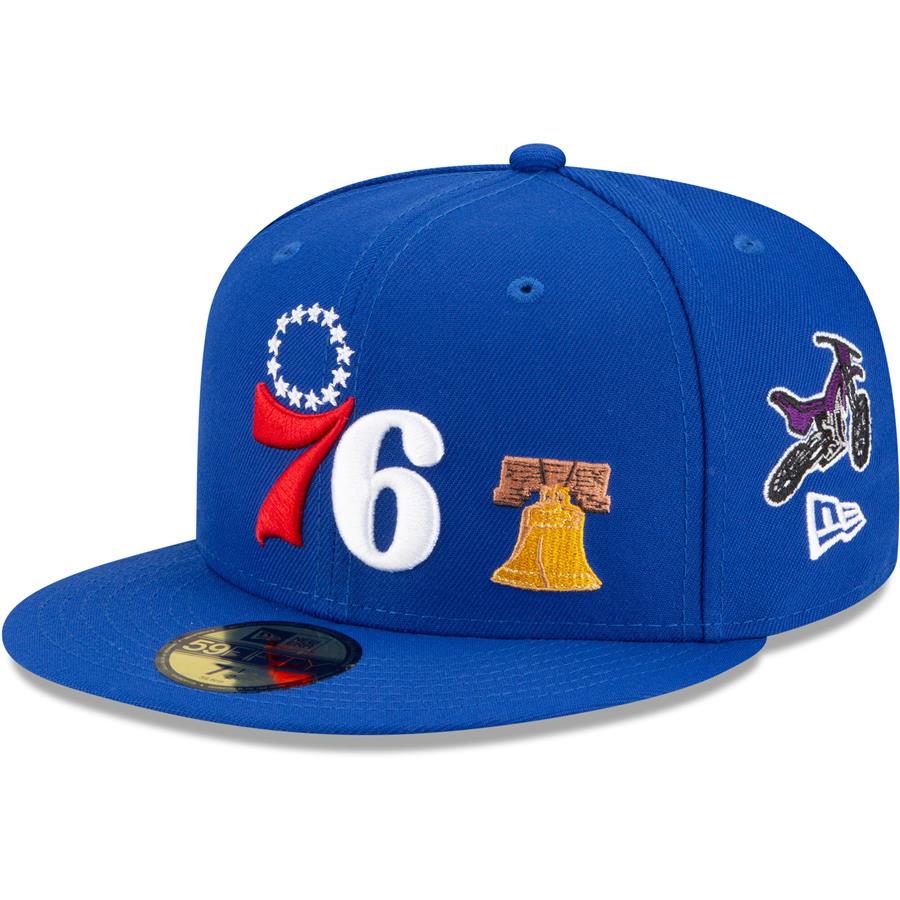 Philadelphia 76ers New Era City Transit 59FIFTY Fitted Hat - Royal
