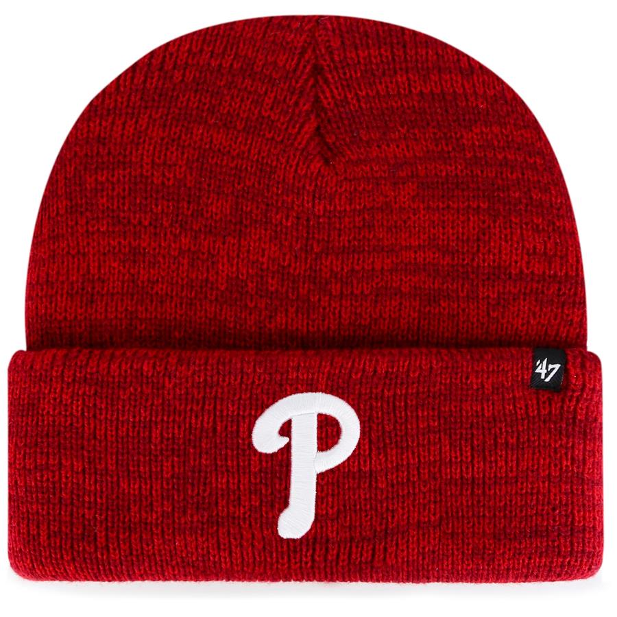 Philadelphia Phillies '47 Brain Freeze Cuffed Knit Hat - Red