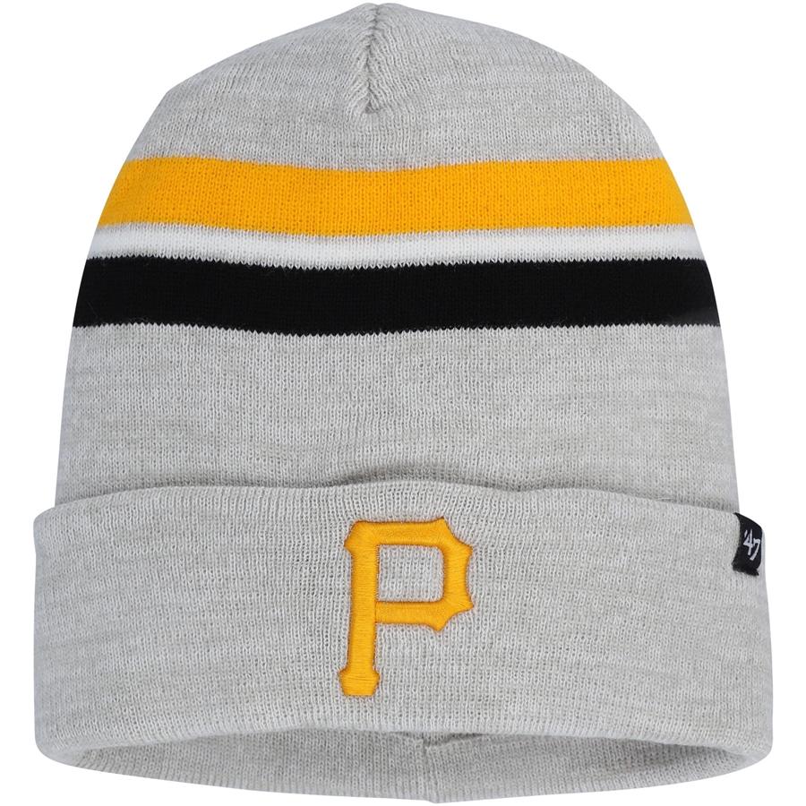 Pittsburgh Pirates '47 Monhegan Cuffed Knit Hat - Gray