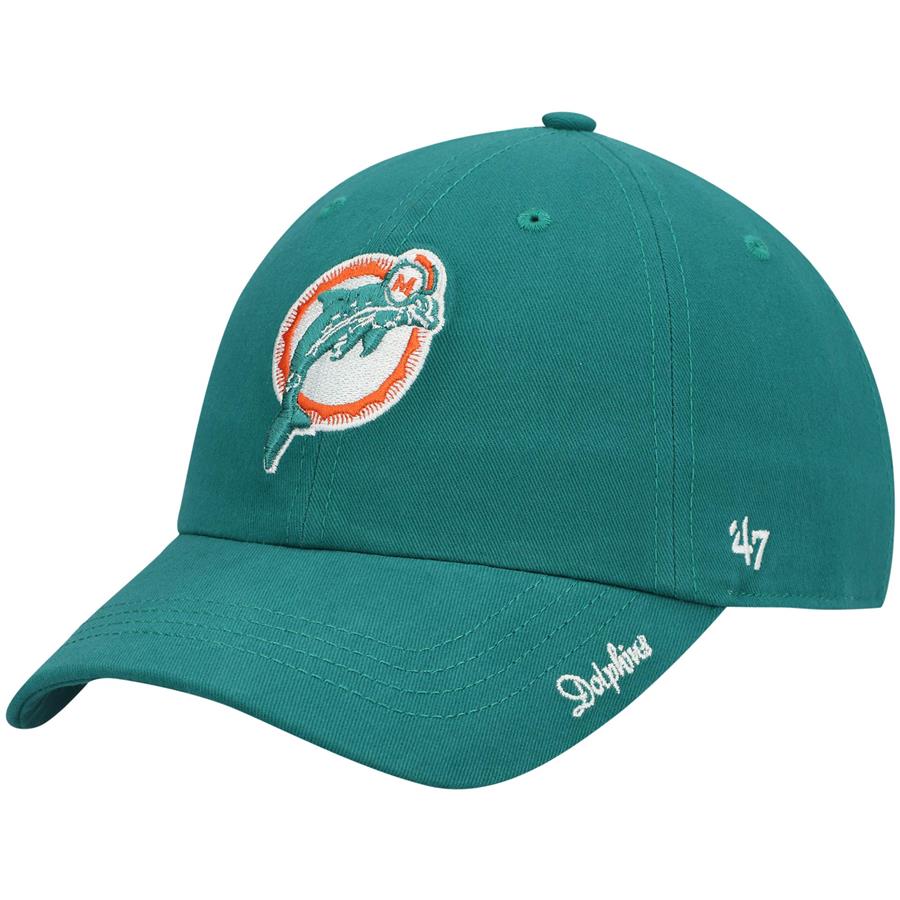 Miami Dolphins '47 Women's Miata Clean Up Legacy Adjustable Hat - Aqua