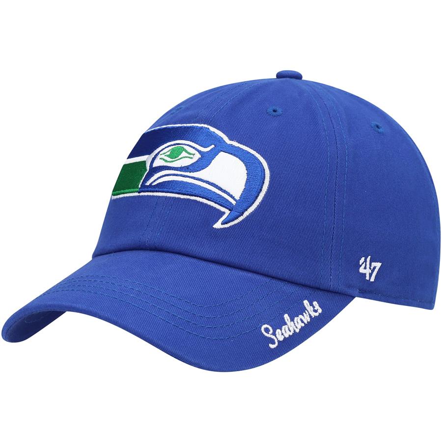 Seattle Seahawks '47 Women's Miata Clean Up Legacy Adjustable Hat - Royal