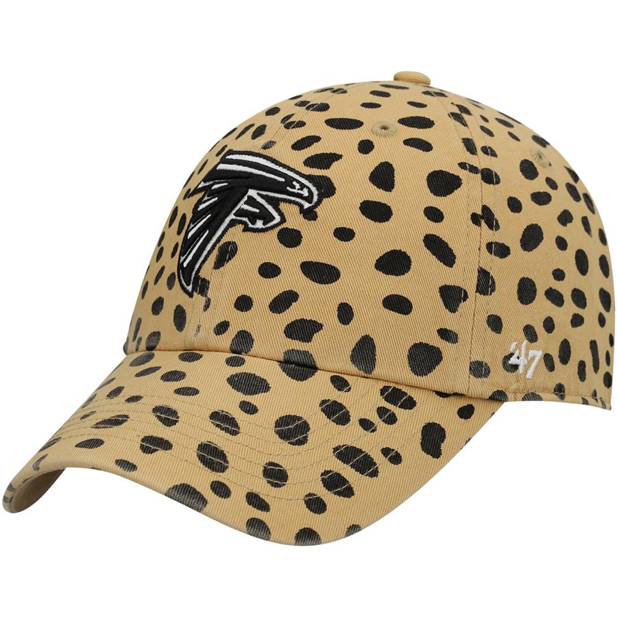 Atlanta Falcons '47 Women's Cheetah Clean Up Adjustable Hat - Tan
