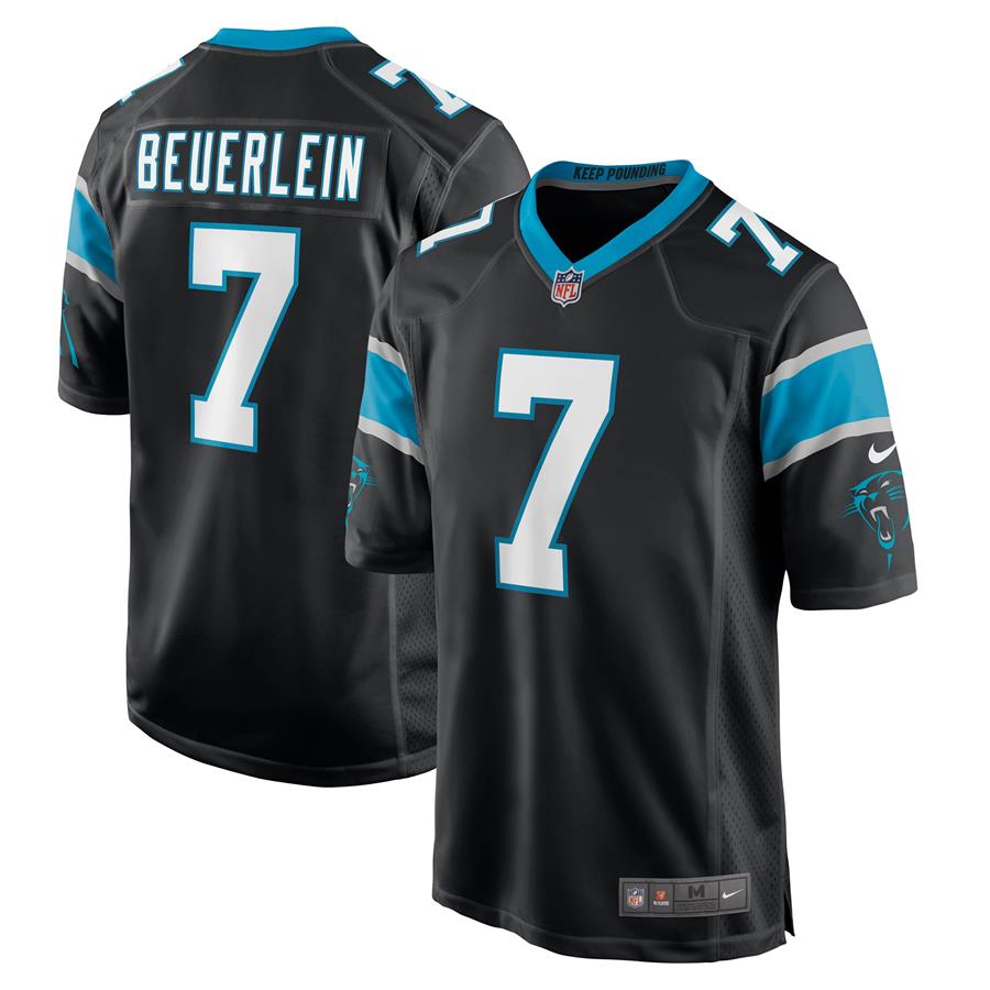 Джерси Steve Beuerlein Carolina Panthers Nike Retired Player (чёрный)