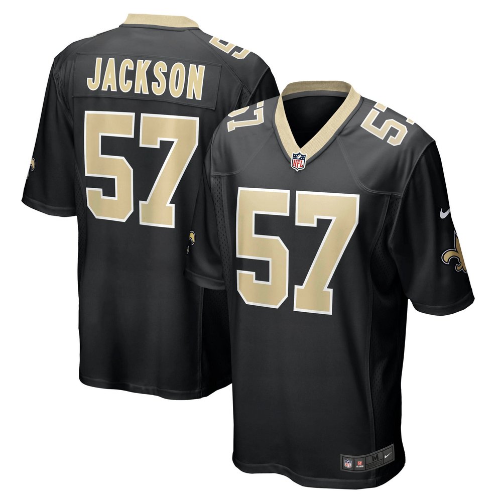Джерси Rickey Jackson New Orleans Saints Nike Retired Player (чёрный)