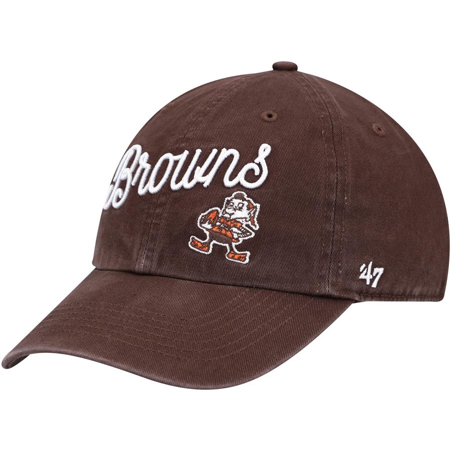 Cleveland Browns '47 Women's Millie Clean Up Adjustable Hat - Brown