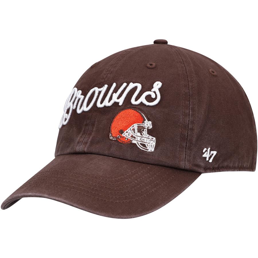 Cleveland Browns '47 Women's Millie Clean Up Adjustable Hat - Brown