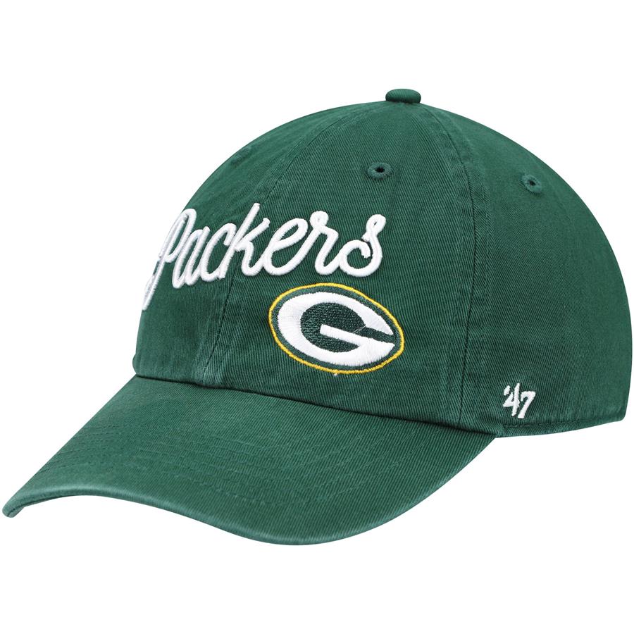Green Bay Packers '47 Women's Millie Clean Up Adjustable Hat - Green