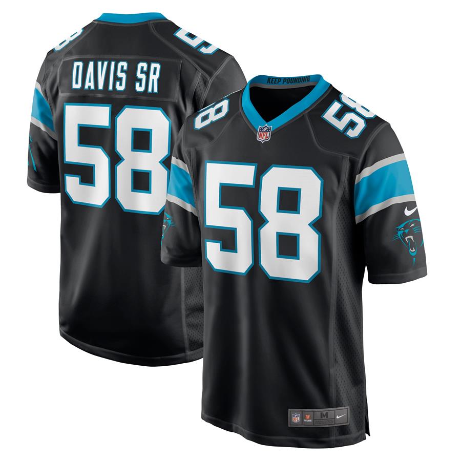 Thomas Davis Sr. Carolina Panthers Nike Player Jersey - Black