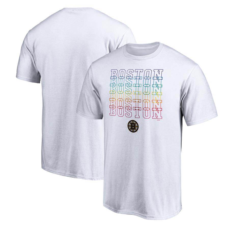 Boston Bruins Fanatics Branded City Pride T-Shirt - White