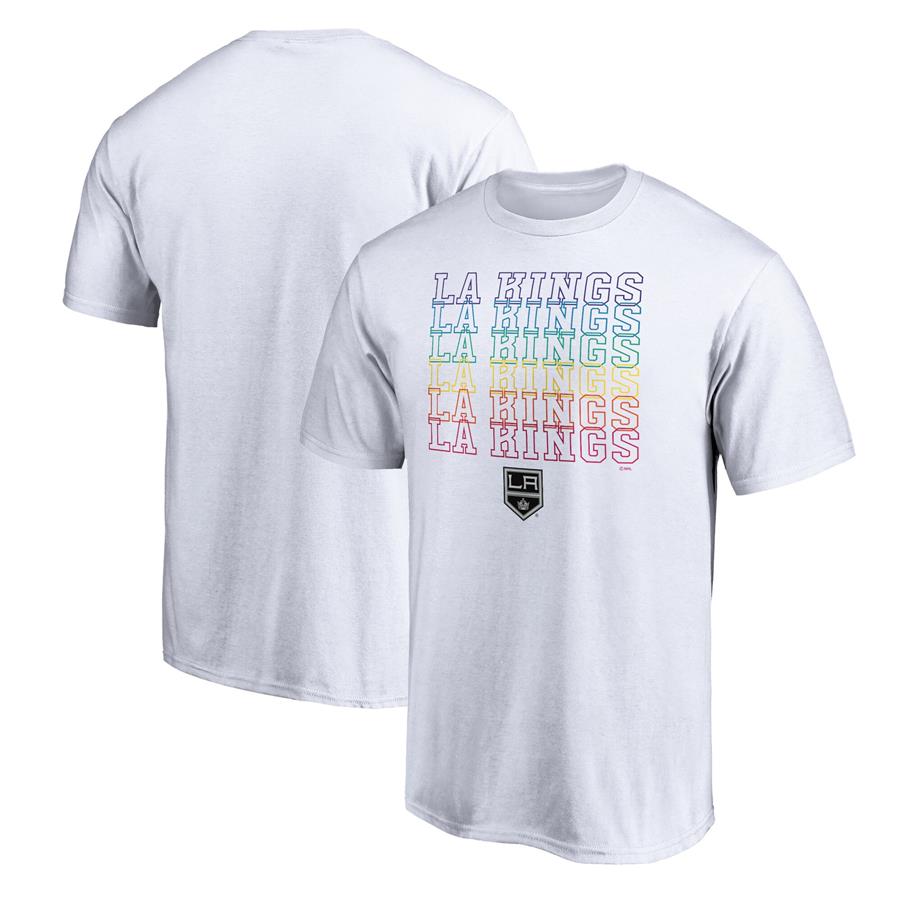 Los Angeles Kings Fanatics Branded City Pride T-Shirt - White