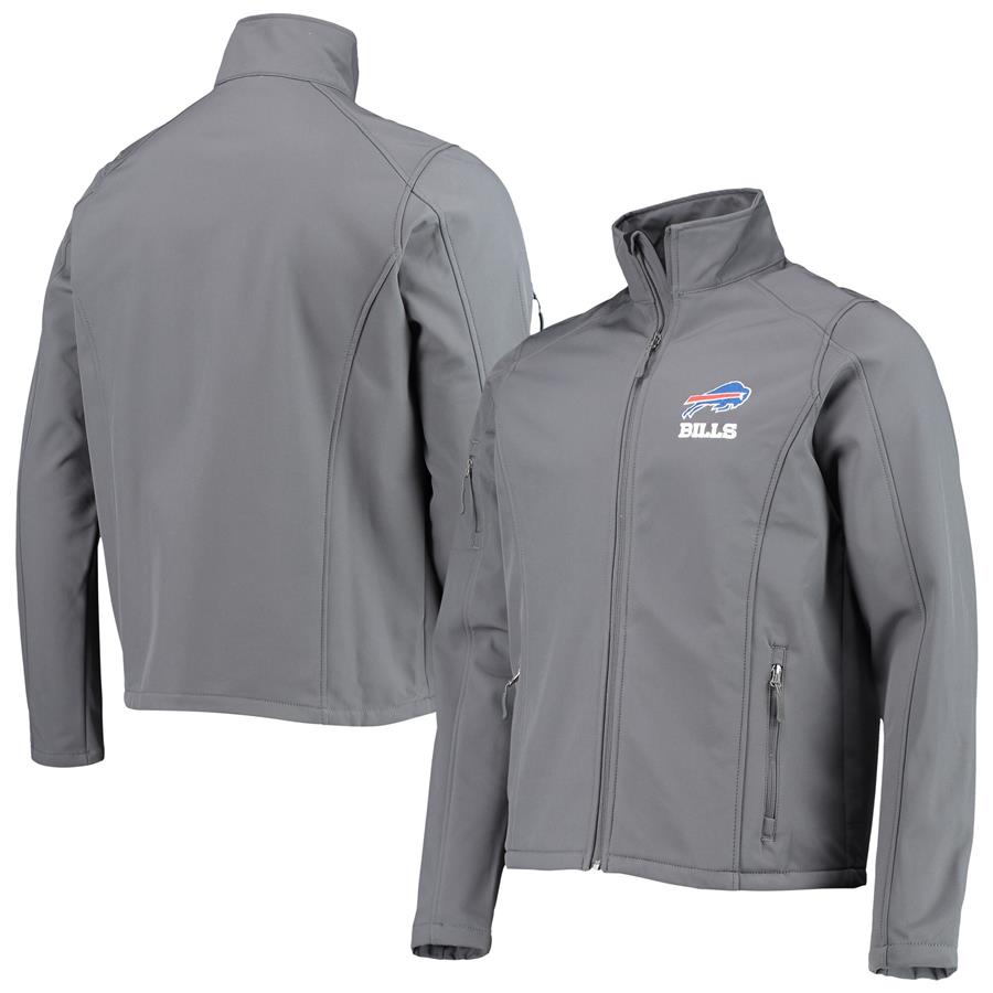 Buffalo Bills Dunbrooke Sonoma Softshell Full-Zip Jacket - Charcoal