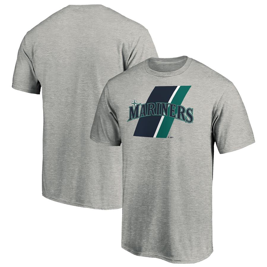 Seattle Mariners Fanatics Branded Team Prep T-Shirt - Heathered Gray
