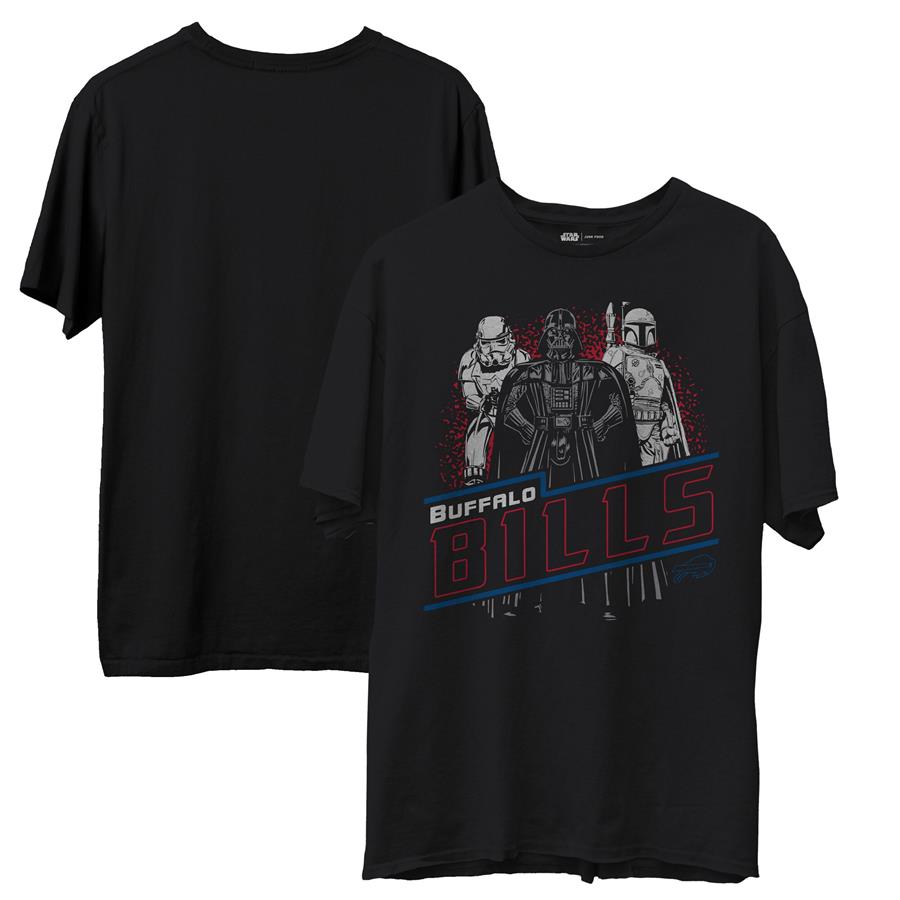 Buffalo Bills Junk Food Empire Star Wars T-Shirt - Black