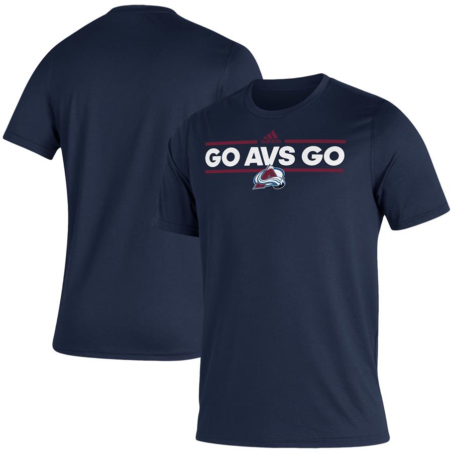 Colorado Avalanche adidas Dassler AEROREADY Creator T-Shirt - Navy