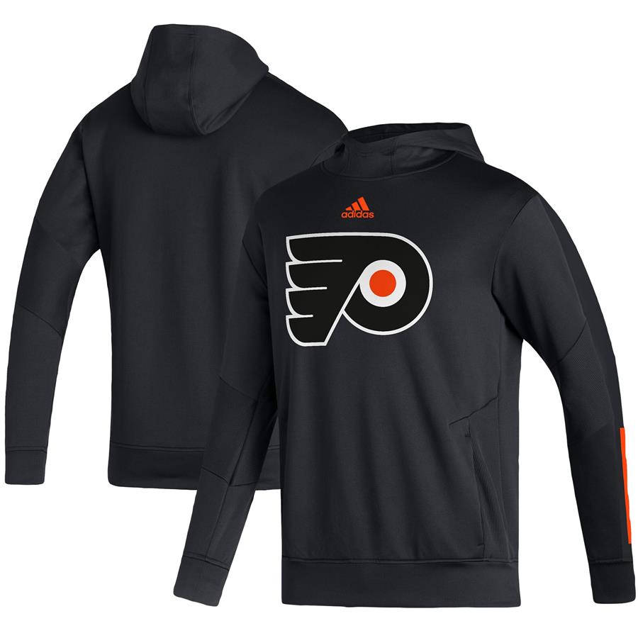 Philadelphia Flyers adidas Training AEROREADY Pullover Hoodie - Black
