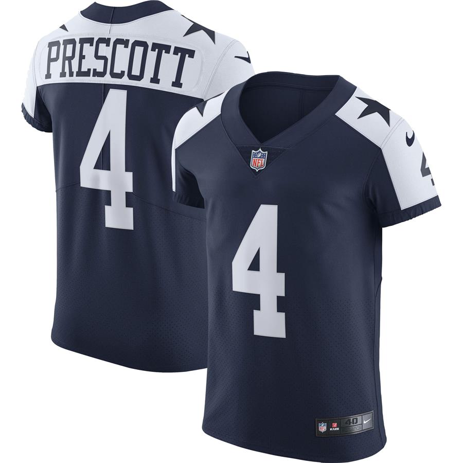 Dak Prescott Dallas Cowboys Nike Alternate Vapor Elite Player Jersey - Navy