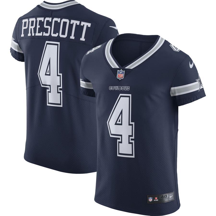 Dak Prescott Dallas Cowboys Nike Vapor Elite Player Jersey - Navy