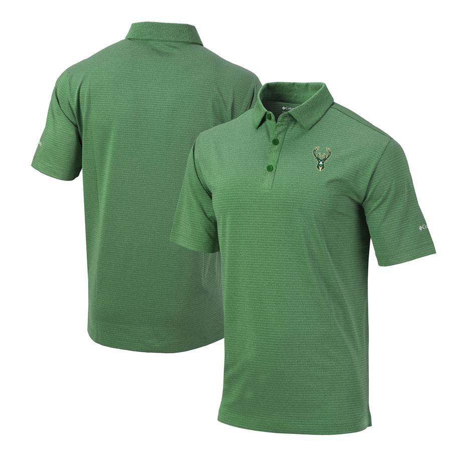 Milwaukee Bucks Columbia Sunday Polo - Green