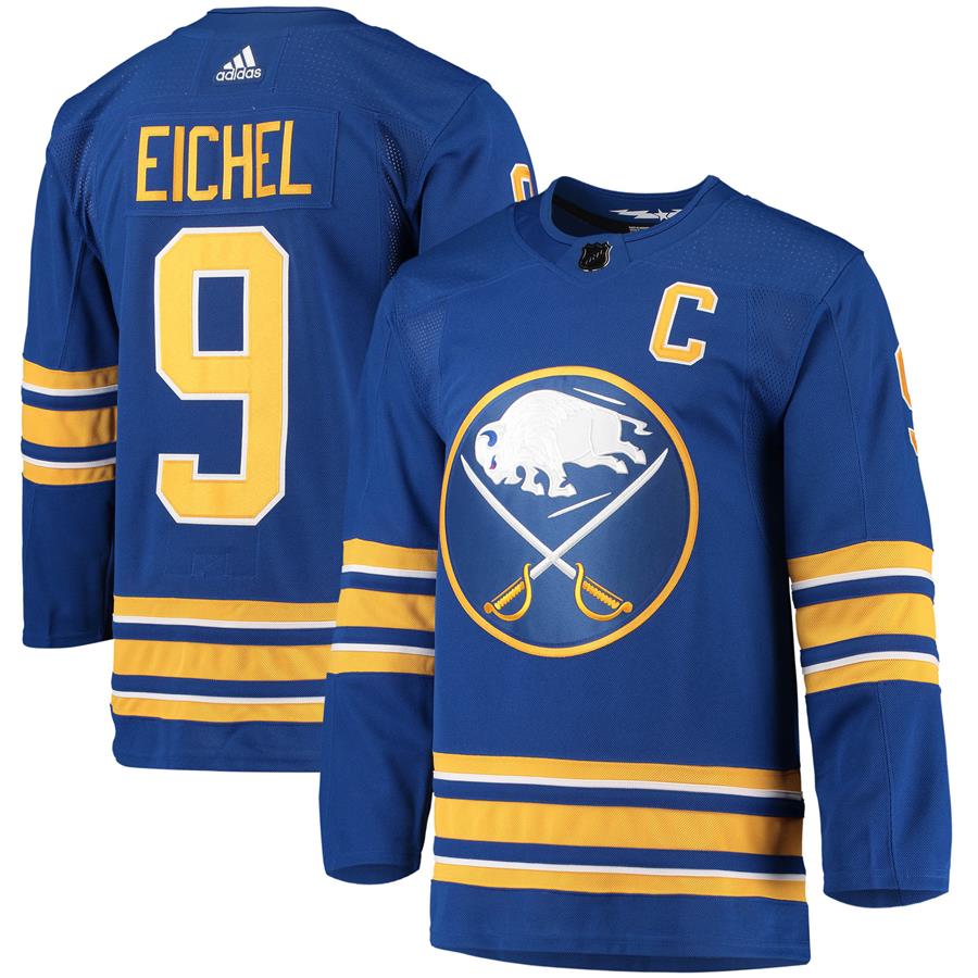 Jack Eichel Buffalo Sabres adidas Home Captain Patch Primegreen Authentic Pro Player Jersey - Royal